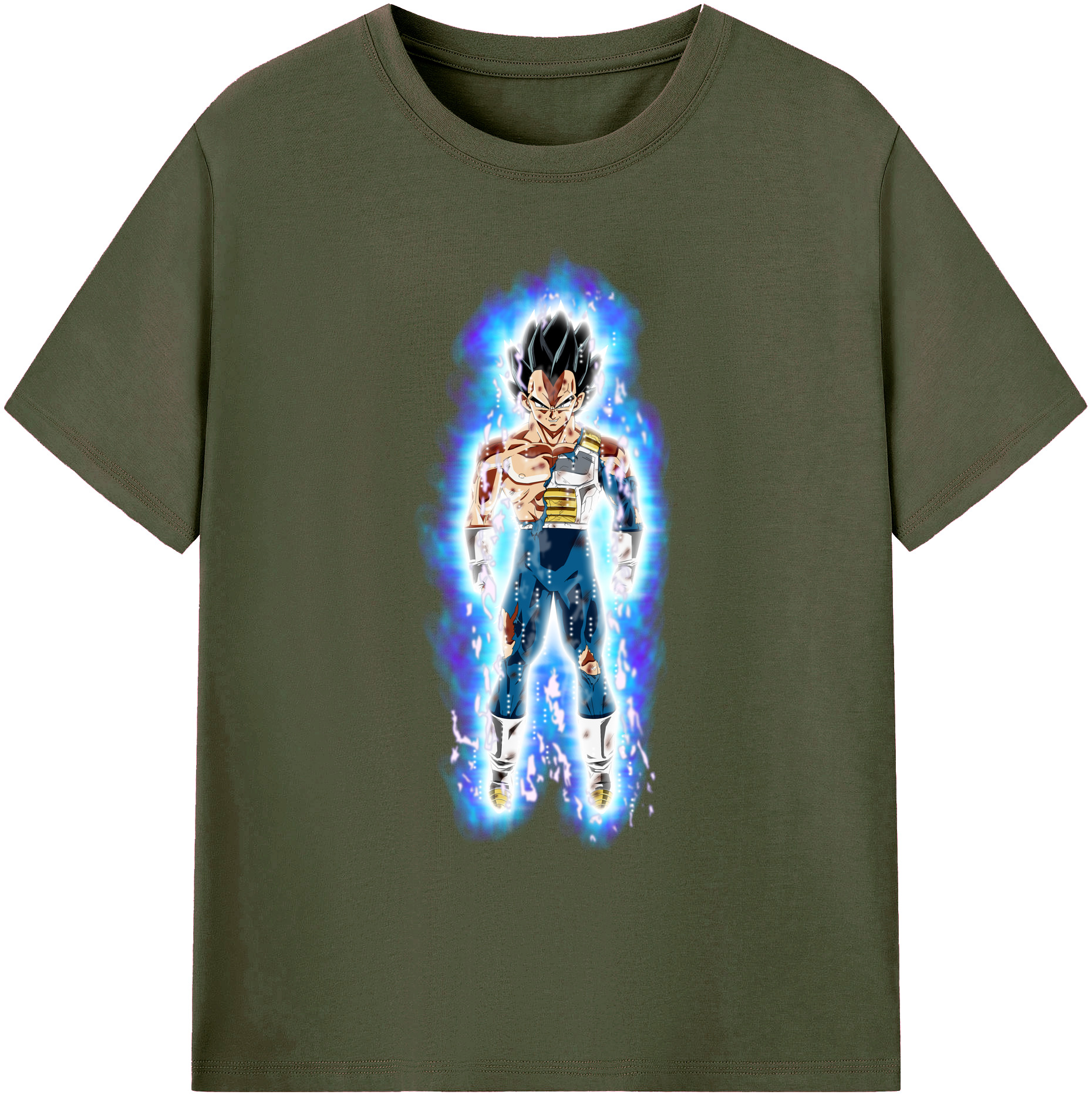 （画像用） ドラゴンボール ベジータ四世（Bejīta Yonsei）DRAGON BALL Vegeta IV 綿100％ メンズ半袖Tシャツ｜肌触りやわらか＆通気性